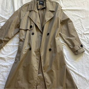 Zara Classic Beige Trench Coat